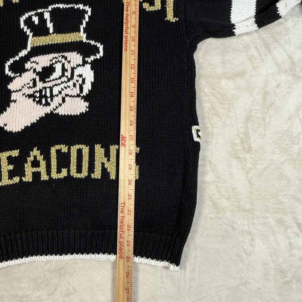 VTG Wake Forest Demon Deacons Belle Pointe Knit Cardigan Sweater Adult Size S - Picture 7 of 7